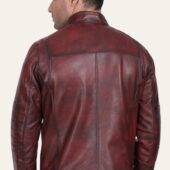 Tonny-Men's-Leather-Jacket-Antique-Red-Back