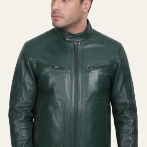 Tonny-Men's-Leather-Jacket-Green