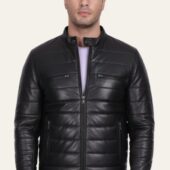 Bomber-Men's-Leather-Jacket-Black