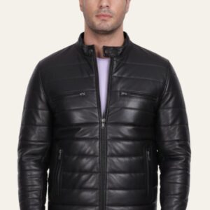Bomber-Men's-Leather-Jacket-Black