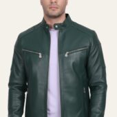 Prince-Men's-Leather-Jacket-Green