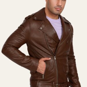 Victor-Men's-Leather-Jacket-Brown