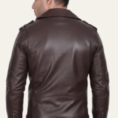 Victor-Men's-Leather-Jacket-Dark-Brown-Back