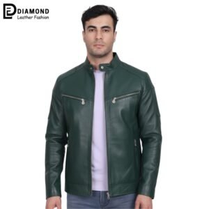 Prince-Men-Green-Leather-Jacket