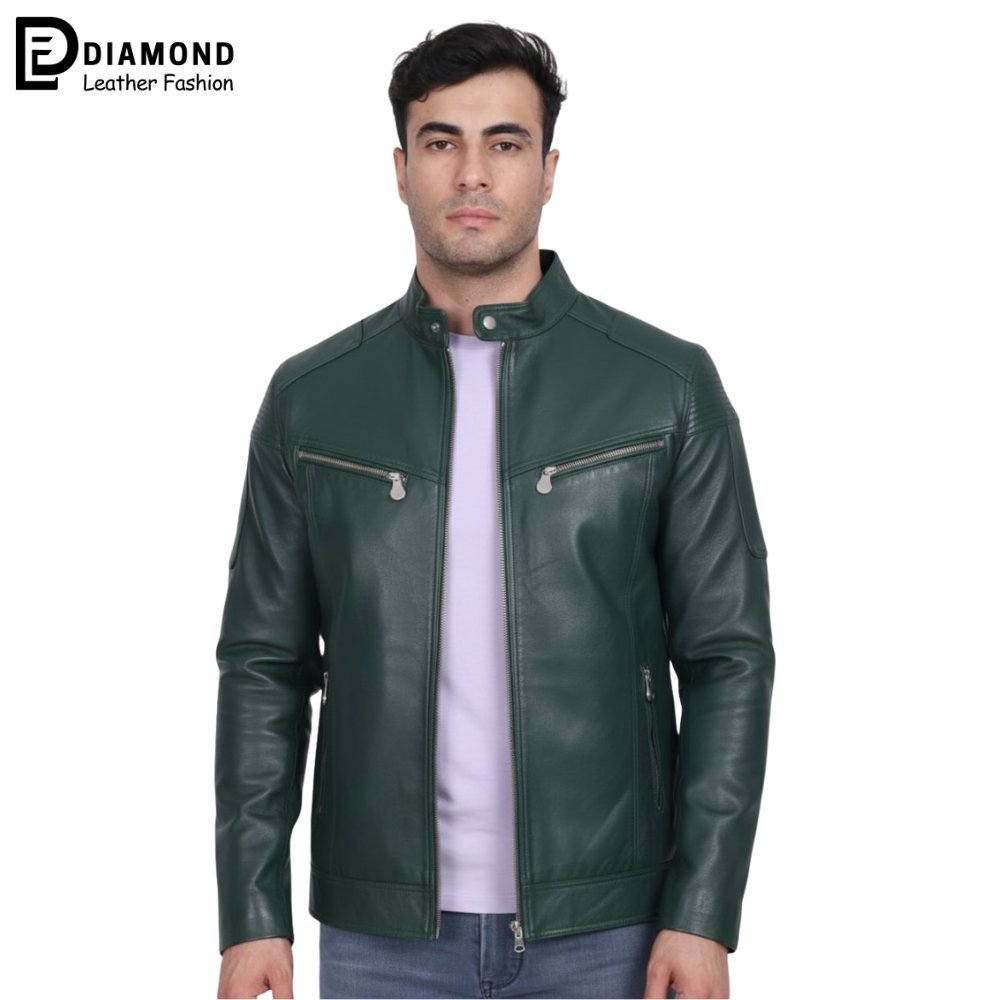 Prince-Men-Green-Leather-Jacket