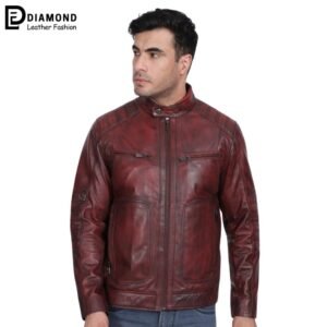 Cherry-Antique-Red-Leather-Jacket